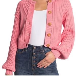FreePeople Bubblegum Cardigan